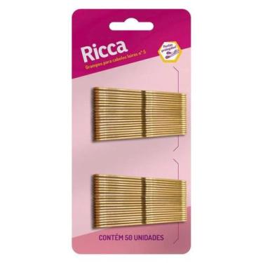 Imagem de Grampo Para Cabelo Loiro N5 Ricca 341