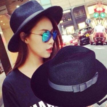 Imagem de Chapéu Fedora Aba Reta Casual Estilo Moda Praia Social - oem, Aba marr