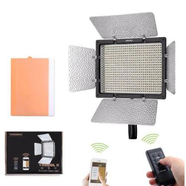 Imagem de Iluminador Painel Yongnuo YN-600L II 3200-5500K de 600 LEDs