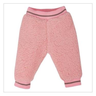Imagem de Calça Pelo Macio Carneirinho Bebê Menina Inverno Katita 2722, Rosa, P 
