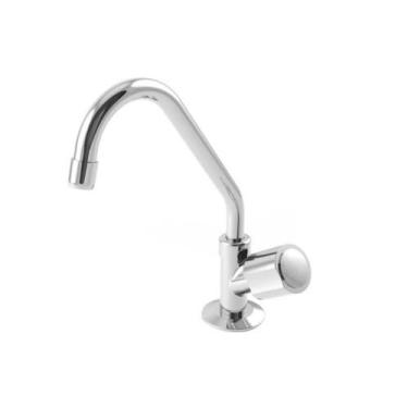 Imagem de Torneira 1169 C-40 1/4 Volta Cozinha Bica Móvel Bancada - LM, Cinza