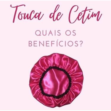 Imagem de Touca de cetim dupla face - Própria 