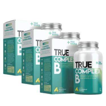 Imagem de 3x True Complex B Colina E Inositol True Source 90 Cápsulas, Sem Sabor