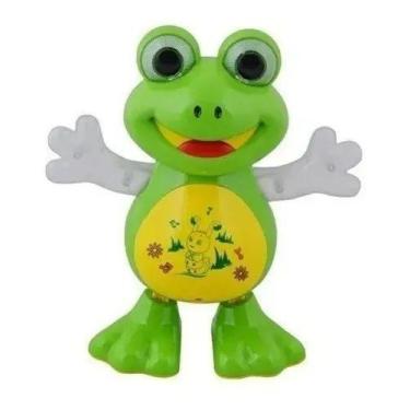 Imagem de Brinquedo Infantil Boneco Musical Sapo Dançante Movimentos Luzes E Son