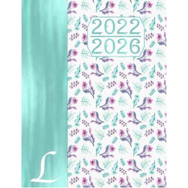 Imagem de Monograma Caligrafía L – Agenda Quinquenal 2022 - 2026 – Planificación Anual y Mensual: Regalo Calendario I Libreta de Direcciones I Planificador de Cumpleaños Español I Bucket List