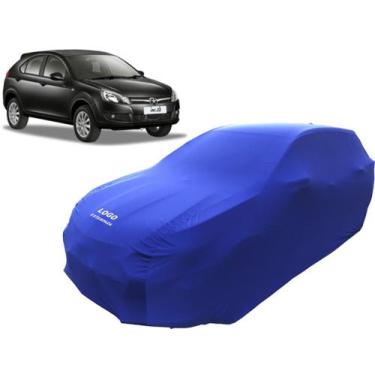 Imagem de Capa De Tecido Para Proteção Carro Jac J3 - Mz, Azul