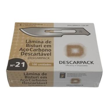 Imagem de Lâmina de Bisturi em Aço Carbono Descartável - DESCARPACK