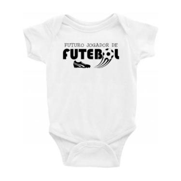 Imagem de Roupa Body Bebê Futuro Jogador De Futebol - IDEIA INCRIVEL, Branco, G