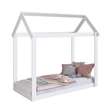 Imagem de Mini Cama Infantil Montessoriano Branco - Art in Móveis