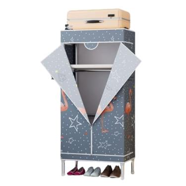 Imagem de Guarda-roupa Armário espaçoso portátil, guarda-roupa para casa, corpo inteiro, tecido, guarda-roupa temporário para quarto armário