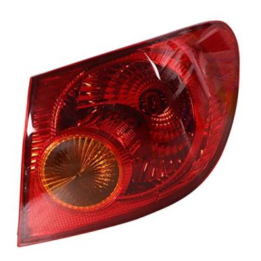 Imagem de Conjunto de lâmpada traseira direita do lado direito do passageiro, lente vermelha e substituição da carcaça para Toyota Corolla 2003-2008 traseira externa 8155002290 TO2801154