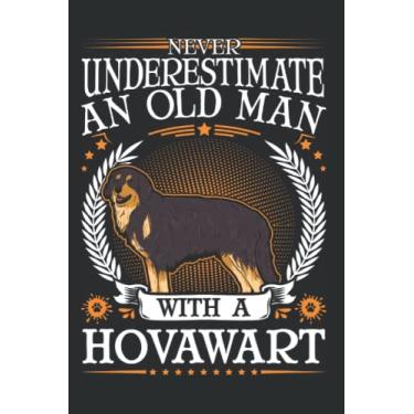 Imagem de Hovawart Notizbuch: Hovawart Alter Mann / 6x9 Zoll / 120 karierte Seiten Seiten