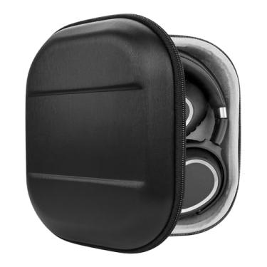 Imagem de Geekria Capa protetora para fones de ouvido compatível com Sennheiser PXC 550-II sem fio, EPOS Adapt 660 bolsa de transporte rígida de substituição com armazenamento de cabo (preto)