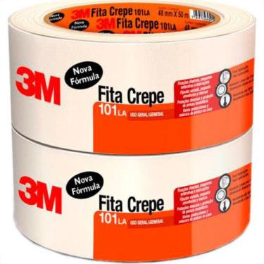 Imagem de Fita Crepe 3M 101La Uso Ger.48X50M - Kit C/2 RL - 3M FITAS