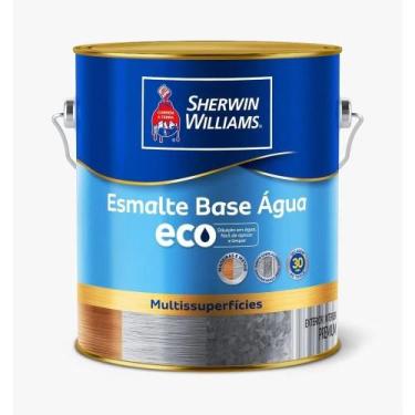 Imagem de Esmalte Acetinado Eco Base d'Água 3,6L - SHERWIN WILLIAMS, Preto