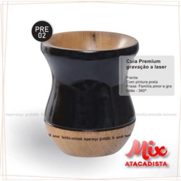 Imagem de Cuia de madeira gravada - mix atacadista, MOD 4