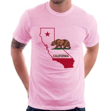 Imagem de Camiseta Califórnia - Foca na Moda, Rosa bebê, G
