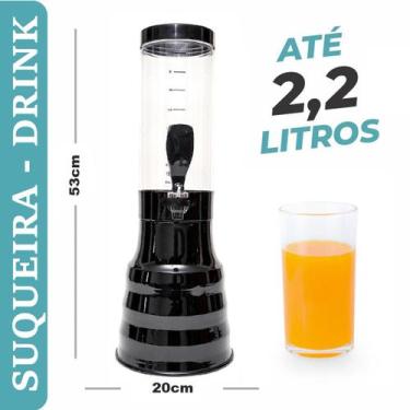 Imagem de Suqueira 2.2 Litros Garapeira Drink Terere Torre Pra Suco - FULL SHOPP