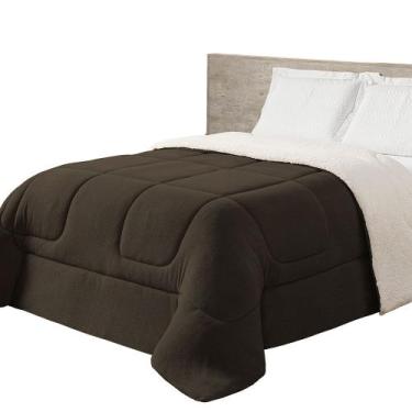 Imagem de Coberdrom Cobertor Casal Queen Maya Dupla Face Manta Fleece e Sherpa d