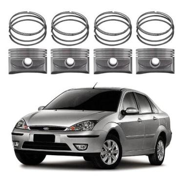 Imagem de Jogo Pistao Com Aneis Std Focus Sedan 1.6 Flex 2007 A 2009 - Metal Lev