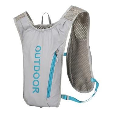 Imagem de Mochila Hydration Pack, mochila de hidratação - 5l Backpacks de água corrente - Tiras leves, respiráveis ​​e ajustáveis ​​bolsa de ciclismo para homens, mulheres e maratonistas