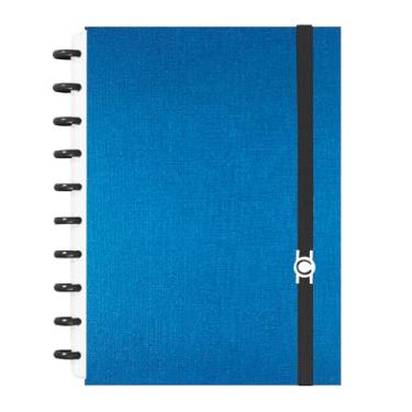 Imagem de Caderno Criativo Executivo Azul A4/A5 Disco Inteligente (Grande A4)