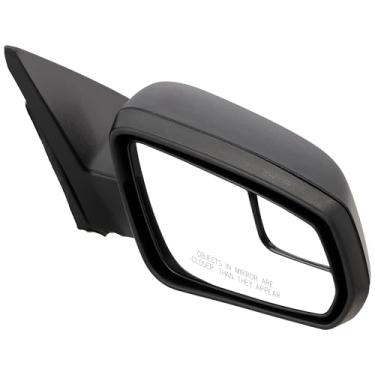 Imagem de JC Whitney Espelho elétrico lateral do passageiro para Ford Mustang 2011-2012 com vidro Spotter com 2 tampas JFD262ER