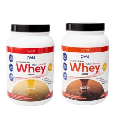 Imagem de Kit Suplemento Whey Isolado Baunilha Chocolate - Divinitè