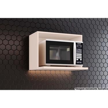 Imagem de Nicho para Cozinha Connect p/ Microondas 60cm Off White - Henn