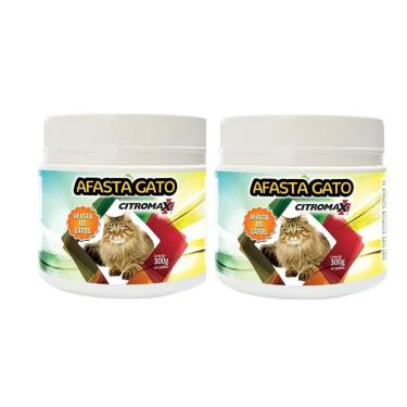 Imagem de Kit 2 Afasta Gato Repelente Não Tóxico Citromax 300g Xo Gato