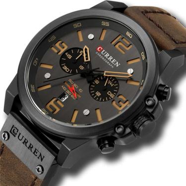 Imagem de Relógio Curren Technos 8314 9620 para homens com caixa de 47 mm