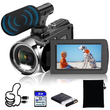 Imagem de Câmera digital Weochi Ultra HD 2,7K 42MP com zoom 18X Vlogging