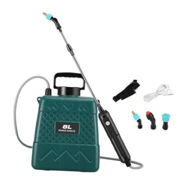 Imagem de Ｂｅｓｇａ Pulverizador elétrico de gramado, dispensador agrícola, haste retrátil, pulverizador de alta pressão, pulverizador de água, garrafa para pomar, 8l Verde