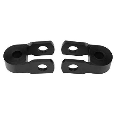 Imagem de A Imersão de Choque de Motocicleta Leve Aumenta o Chassi para Uma Liga de Alumínio de Condução Suave 2pcs Preto 2pcs (Sem parafusos)