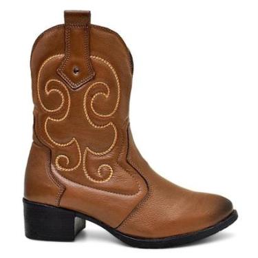 Imagem de Bota Texana Feminina Country Confortavel Cor Cor:;Tamanho:38-Feminino