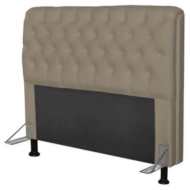 Imagem de Cabeceira Paris Para Cama Box Casal 140 cm Paris Areia - JS Móveis