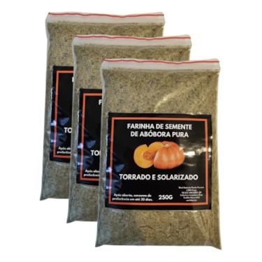 Imagem de Farinha De Semente De Abóbora Solarizada 750g 100% Pura Natural Sem Glúten Low Carb
