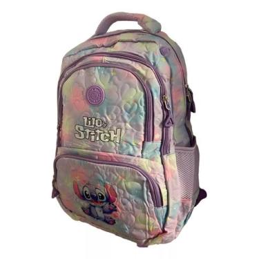 Imagem de Mochila Escolar Infantil Grande De Costa stitch - PIETRIX, LILAS