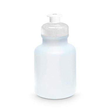 Imagem de Kit 10 Mini Garrafas Squeeze 300Ml Plástico Branca