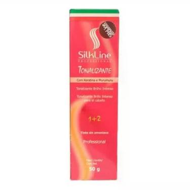 Imagem de Tonalizante Brilho Intenso Preto Natural 1.0 Silkline 50G-Unissex