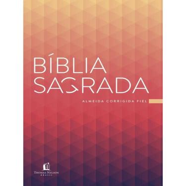 Imagem de Bíblia Acf Prisma Coral, Brochura, Econômica
