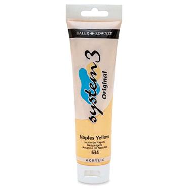 Imagem de Daler-Rowney System 3 Acrylic 150 ml Tube - Naples Yellow