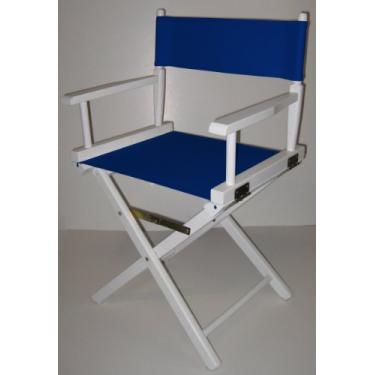 Imagem de Casual Home Cadeira de diretor de 45,72 cm (18"), moldura branca