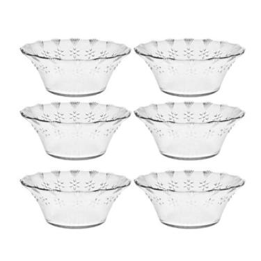 Imagem de Jogo De Sobremesa Vidro Pote Tigela Petisco Bowl 6pcs 300 ml - Lehavi