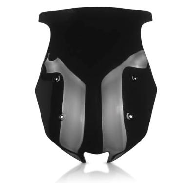 Imagem de Acc-Creativity Para-brisas dianteiro de motocicleta compatível com Kawasaki Z1000SX 2017-2018 (preto)