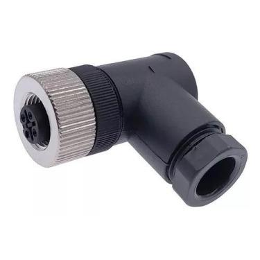 Imagem de Tipo:Conector Fêmea De 4 Pinos M12 Ângulo 90 Pg7 (L26) - ENG
