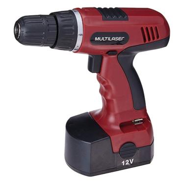 Imagem de Parafusadeira E Furadeira 12V Bivolt Vermelha Ho032