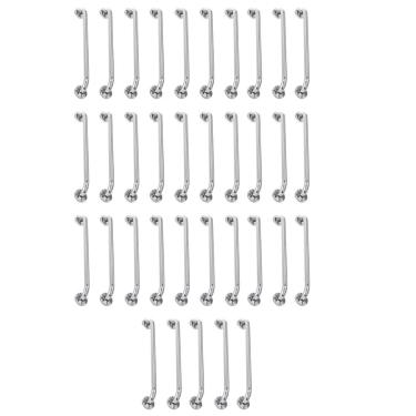 Imagem de Alça De Apoio Barra Inox 80cm Segurança Kit 34 Unidades Acessibilidade Gestante