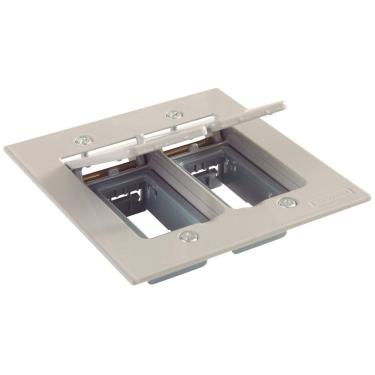 Imagem de Tampa 2 Postos 4x4 Para Piso Tramontina Modular Cinza Tramontina