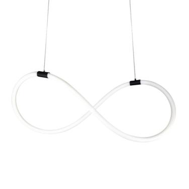 Imagem de Lustre Design Moderno Knot 38w - Silicon Led 3000k - Preto